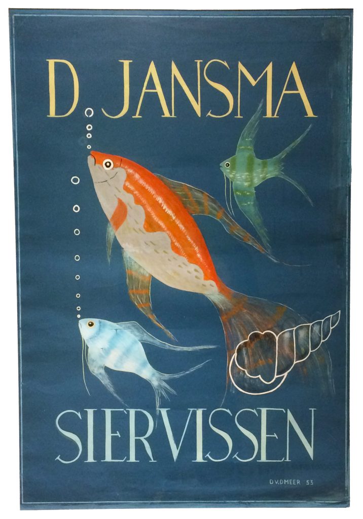 Afficheontwerp Durk van der Meer 1953