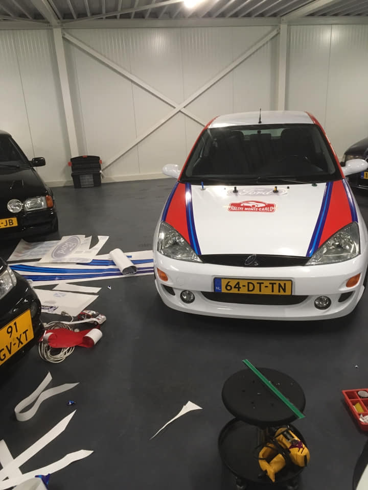 Van der Meer Reklame - Ford Focus in Rallytrim
